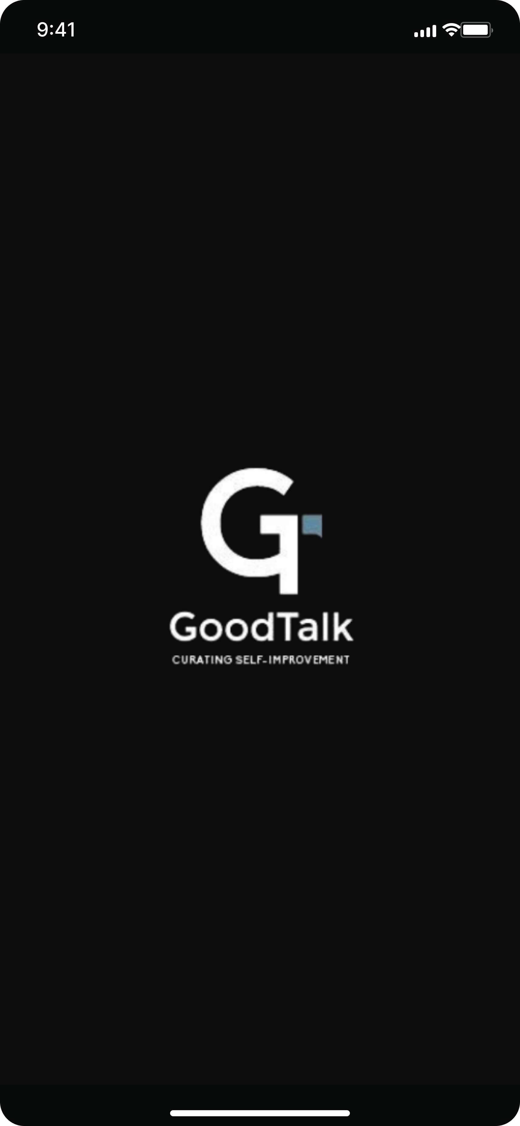 Good Talk splash screen